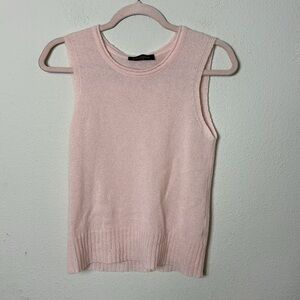 Piazza Sempione Blush Sleeveless Sweater size 38
